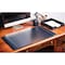 Dacasso Navy Blue 3-Piece Leather Desk Set, Bonded Leather DF-5037 - alternate 3